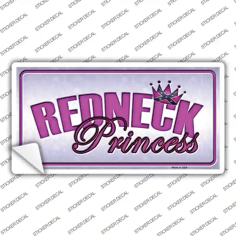 LP-9846s-L Princess Redneck Novelty Sticker Decal - Large