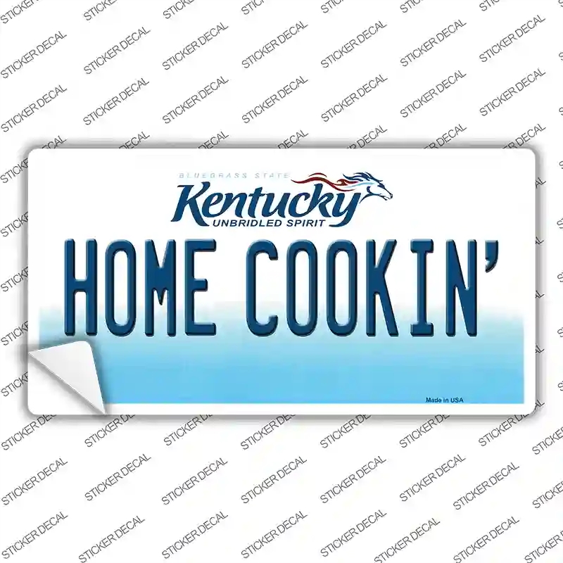LP-6768s-S Home Cooking Kentucky Novelty Sticker Decal - Small