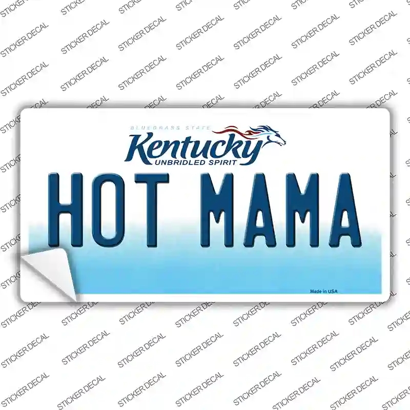 LP-6769s-L Hot Mama Kentucky Novelty Sticker Decal - Large