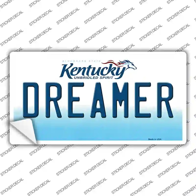 LP-6792s-XL Dreamer Kentucky Novelty Sticker Decal - Extra Large
