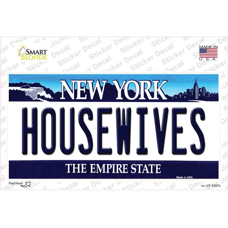 LP-3167s-M Housewives   York Novelty Sticker Decal - Medium
