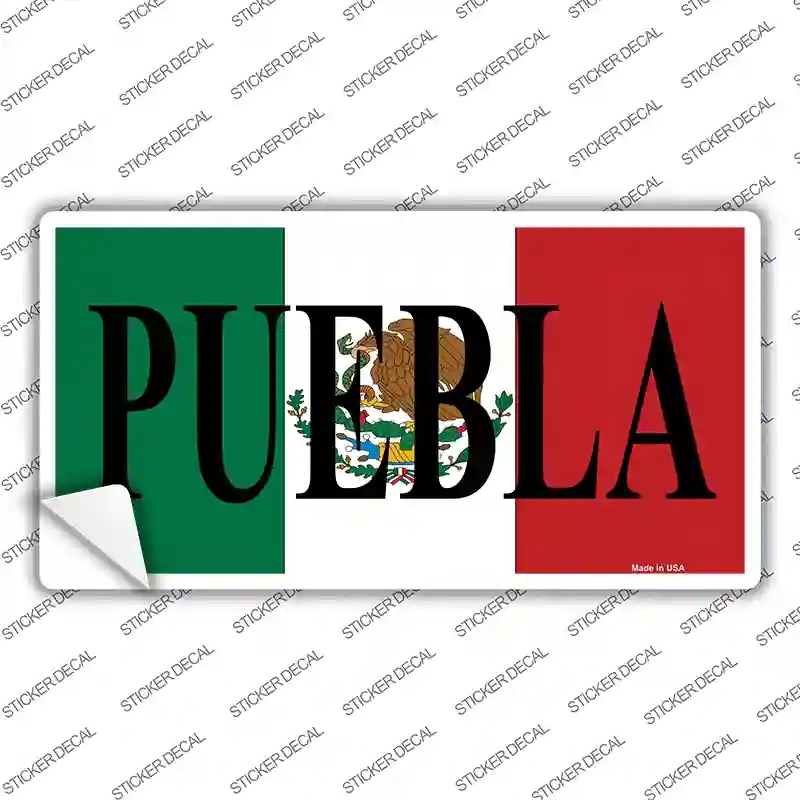 LP-3436s-L Puebla Novelty Sticker Decal - Large