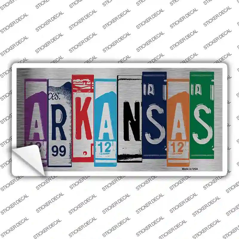 LPC-1018s-S Arkansas Art Novelty Sticker Decal - Small