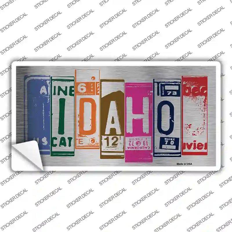 LPC-1026s-XL Idaho Art Novelty Sticker Decal - Extra Large