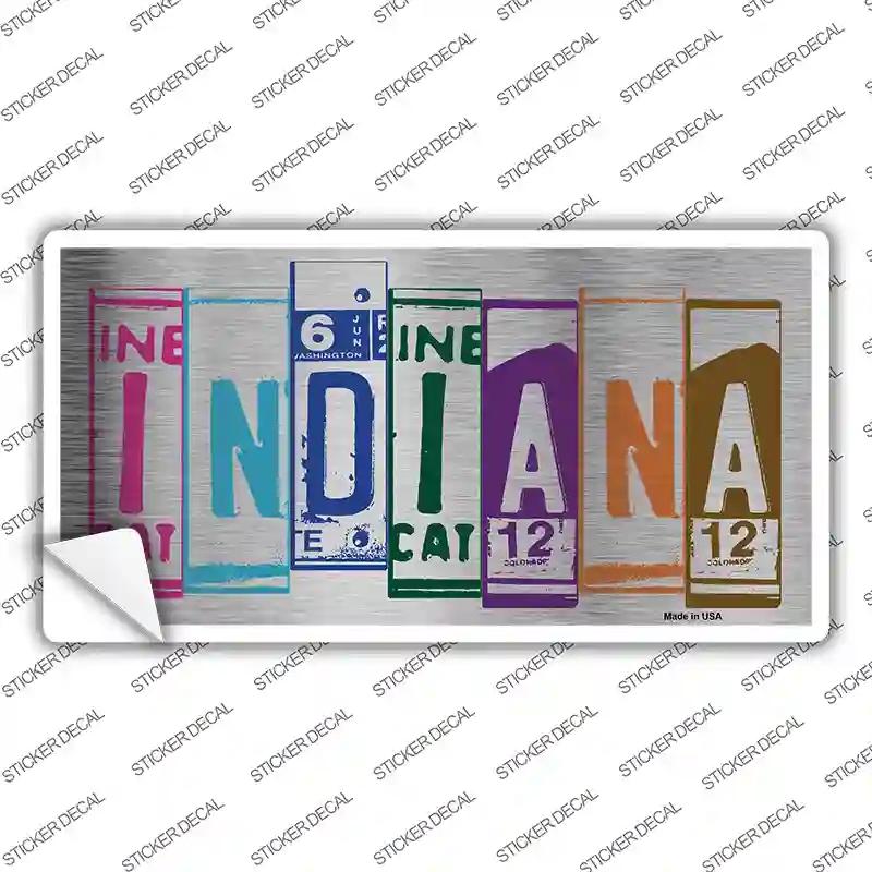 LPC-1028s-S Indiana Art Novelty Sticker Decal - Small