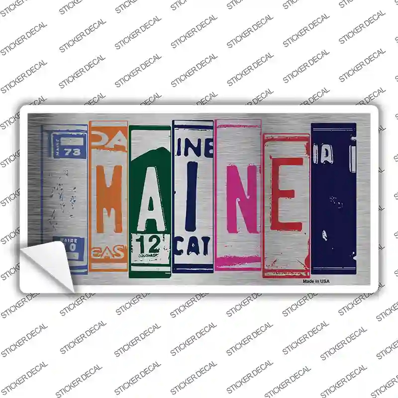 LPC-1033s-S Maine Art Novelty Sticker Decal - Small