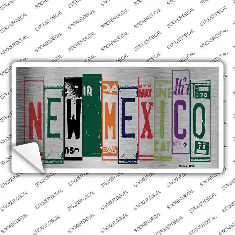 LPC-1045s-L   Mexico Art Novelty Sticker Decal - Large