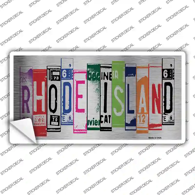LPC-1053s-XL Rhode Island Art Novelty Sticker Decal - Extra Large