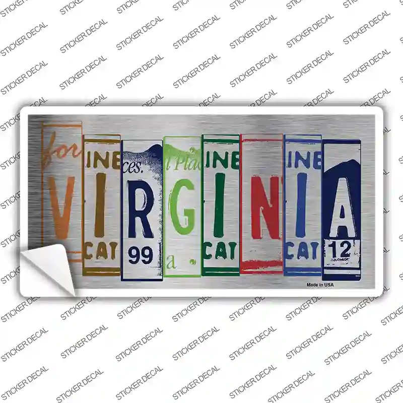 LPC-1060s-L Virginia Art Novelty Sticker Decal - Large