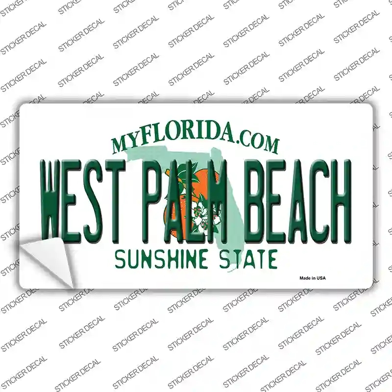 LP-6000s-L West Palm Beach Florida Novelty Sticker Decal - Large