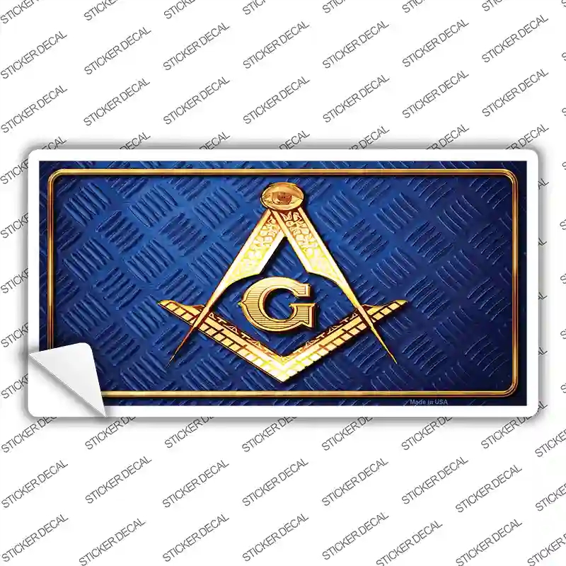 LP-8772s-S Freemasonry Novelty Sticker Decal - Small