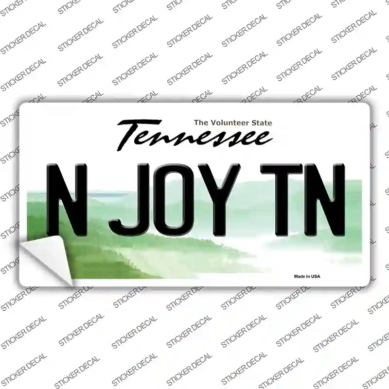 LP-6435s-XL N Joy Tennessee Novelty Sticker Decal - Extra Large