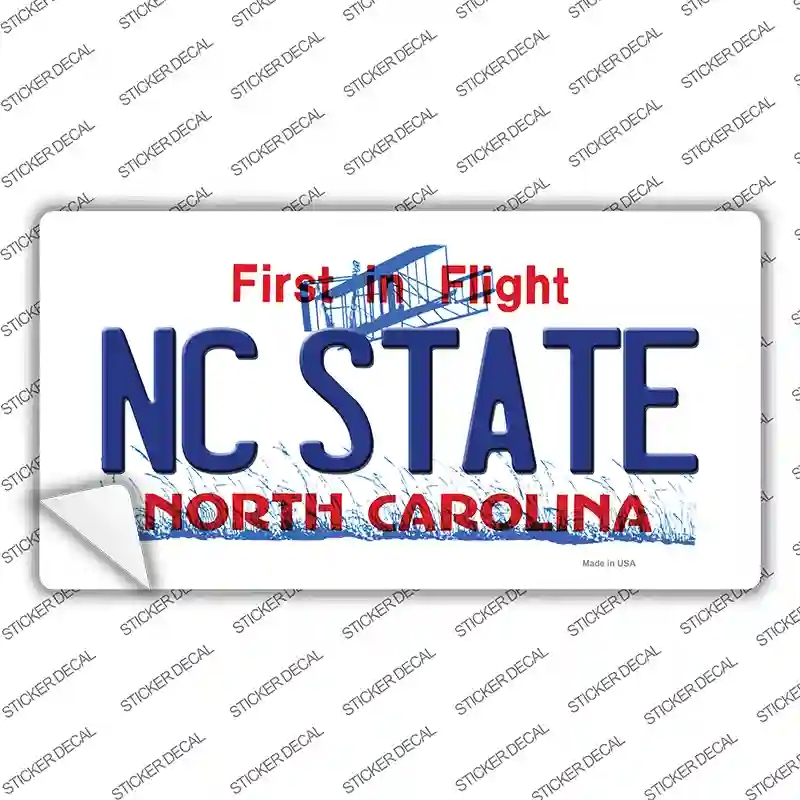 LP-6461s-L North Carolina State Novelty Sticker Decal - Large