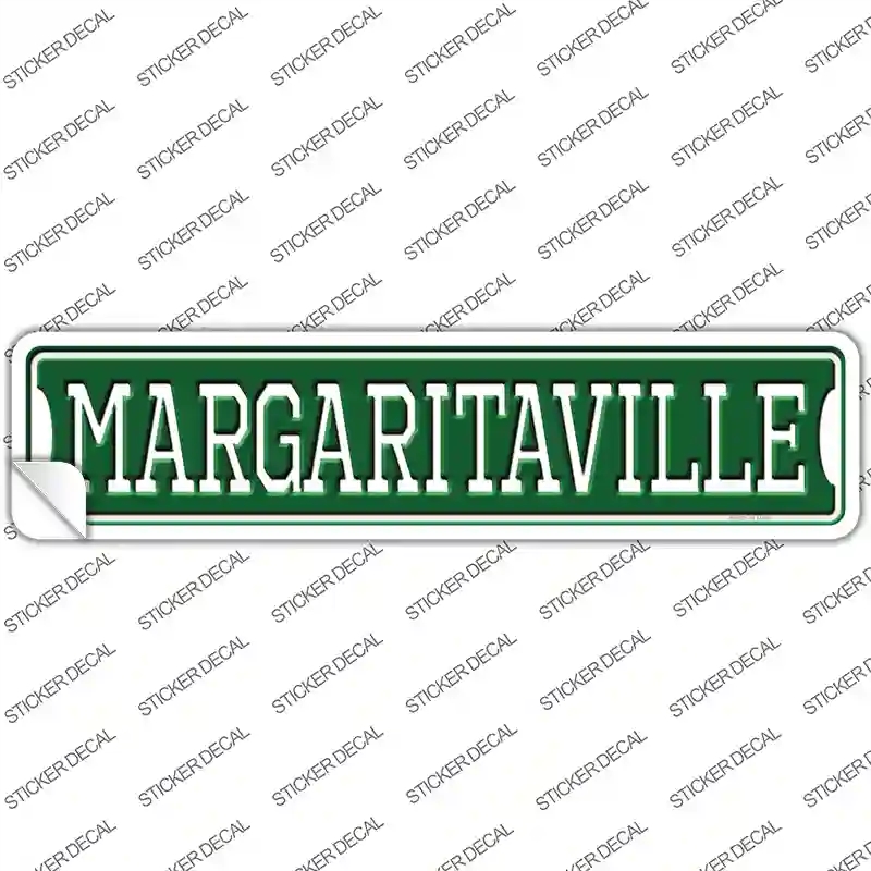 K-1399s-XL Margaritaville Novelty Narrow Sticker Decal - Extra Large