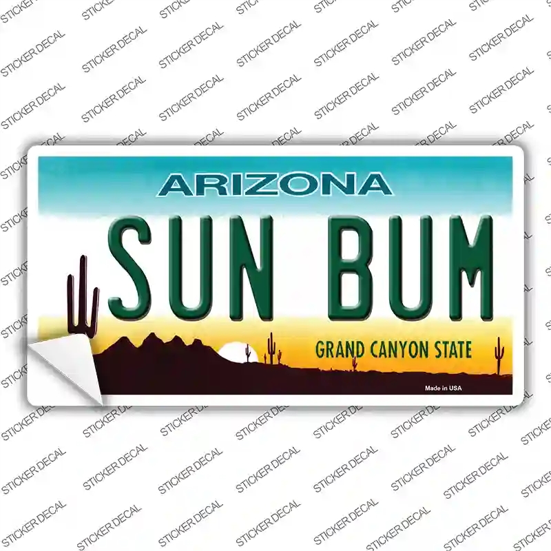 LP-1101s-XL Sun Bum Arizona Novelty Sticker Decal - Extra Large
