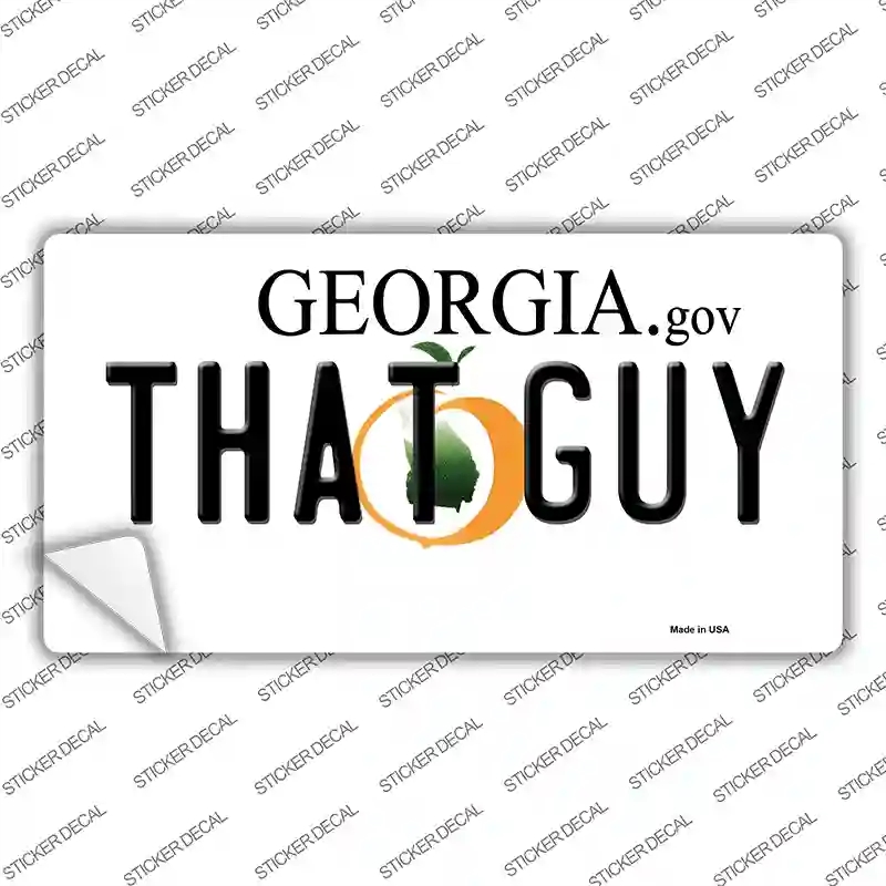 LP-6165s-S That Guy Georgia Novelty Sticker Decal - Small
