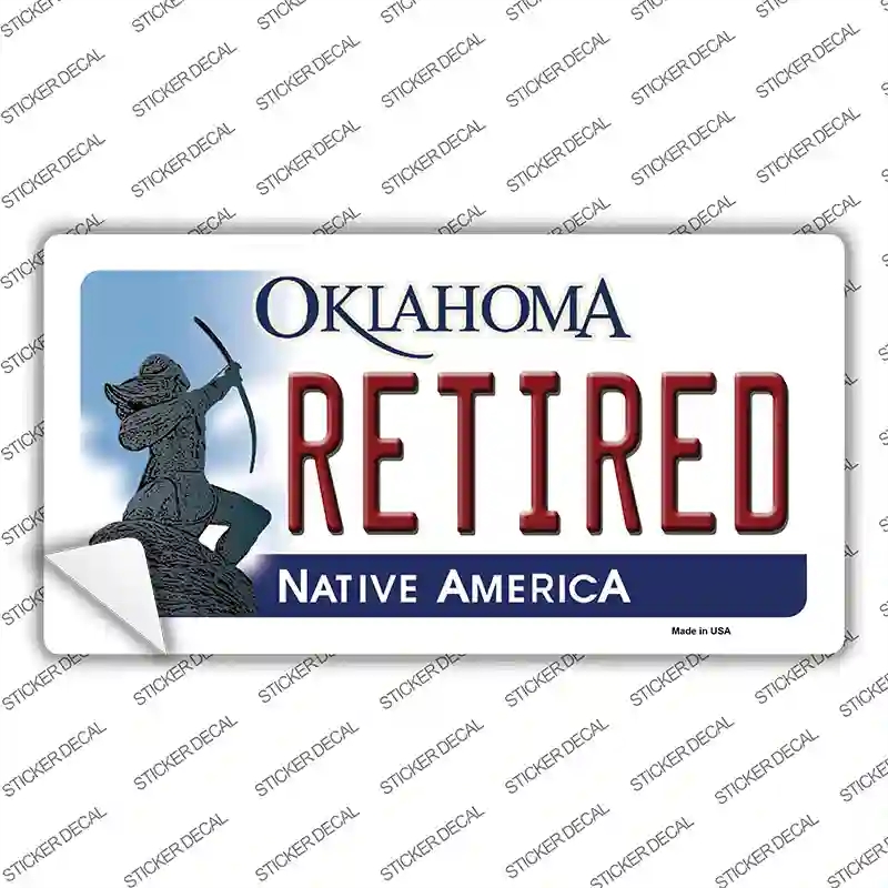 LP-6224s-S Retired Oklahoma Novelty Sticker Decal - Small