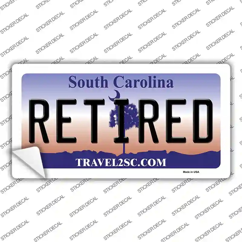 LP-6274s-S Retired South Carolina Novelty Sticker Decal - Small