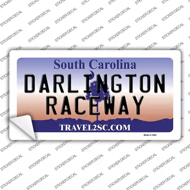 LP-6311s-S Darlington Raceway South Carolina Novelty Sticker Decal - Small