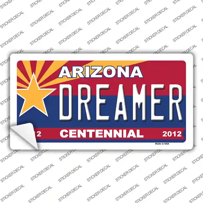 LP-6824s-S Arizona Centennial Dreamer Novelty Sticker Decal - Small