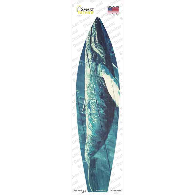 SB-425s-M Whale Underwater Novelty Surfboard Sticker Decal - Medium
