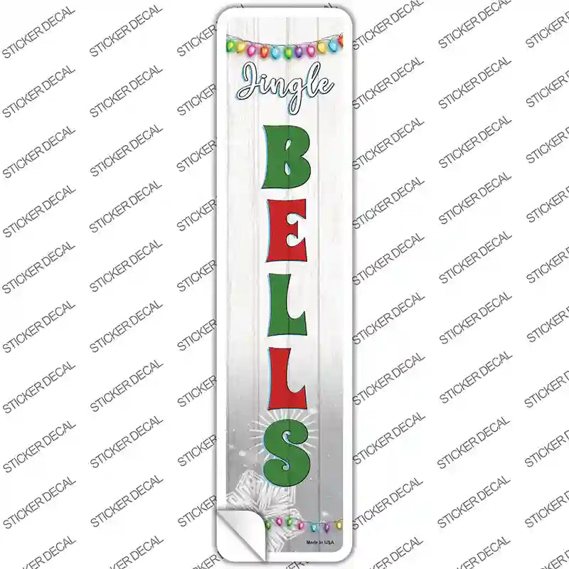 K-1700s-S Jingle Bells Novelty Narrow Sticker Decal - Small