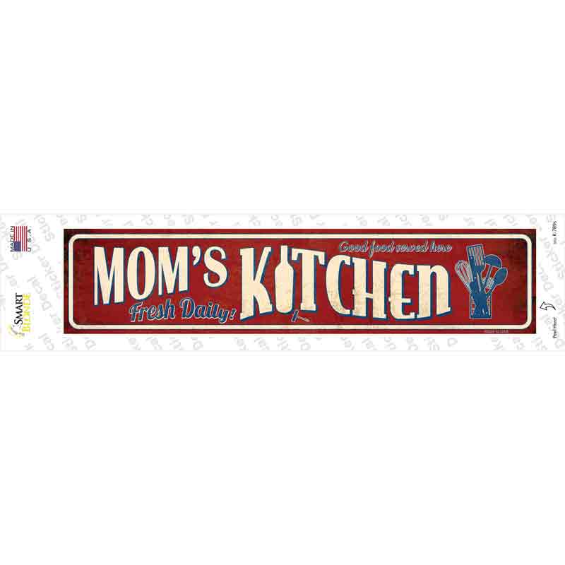 K-789s-M Moms Kitchen Novelty Narrow Sticker Decal - Medium