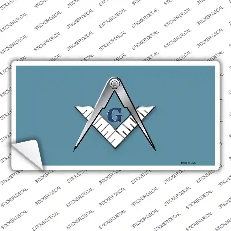 LP-107s-S Masons Logo Novelty Sticker Decal - Small