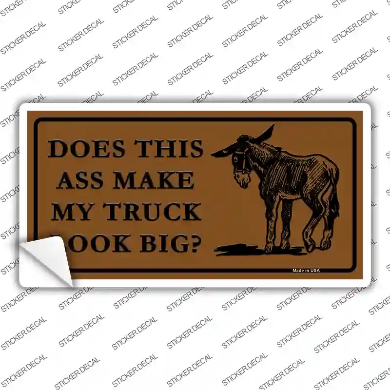 LP-11704s-XL Does This Ass Novelty Sticker Decal - Extra Large