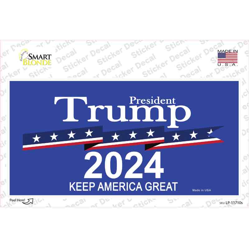 LP-11710s-M President Trump 2020 Novelty Sticker Decal - Medium