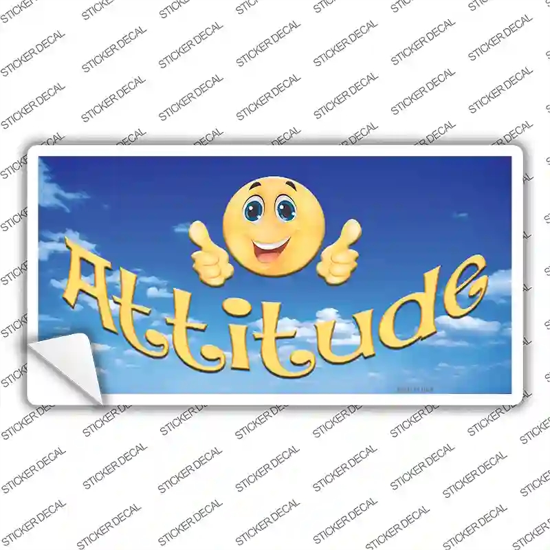 LP-11561s-L Attitude Novelty Sticker Decal - Large