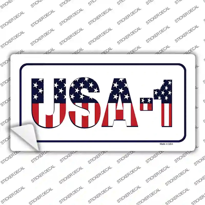 LP-132s-S USA 1 Novelty Sticker Decal - Small