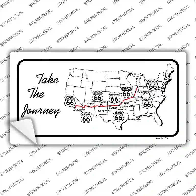 LP-100s-L Take the Journey Novelty Sticker Decal - Large