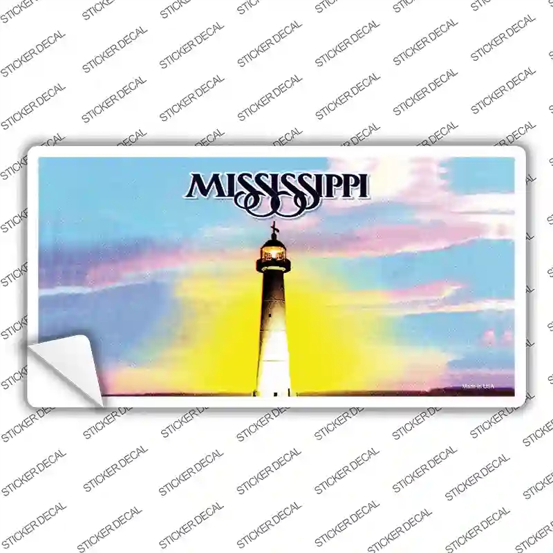 LP-2239s-S Mississippi State Blank Novelty Sticker Decal - Small