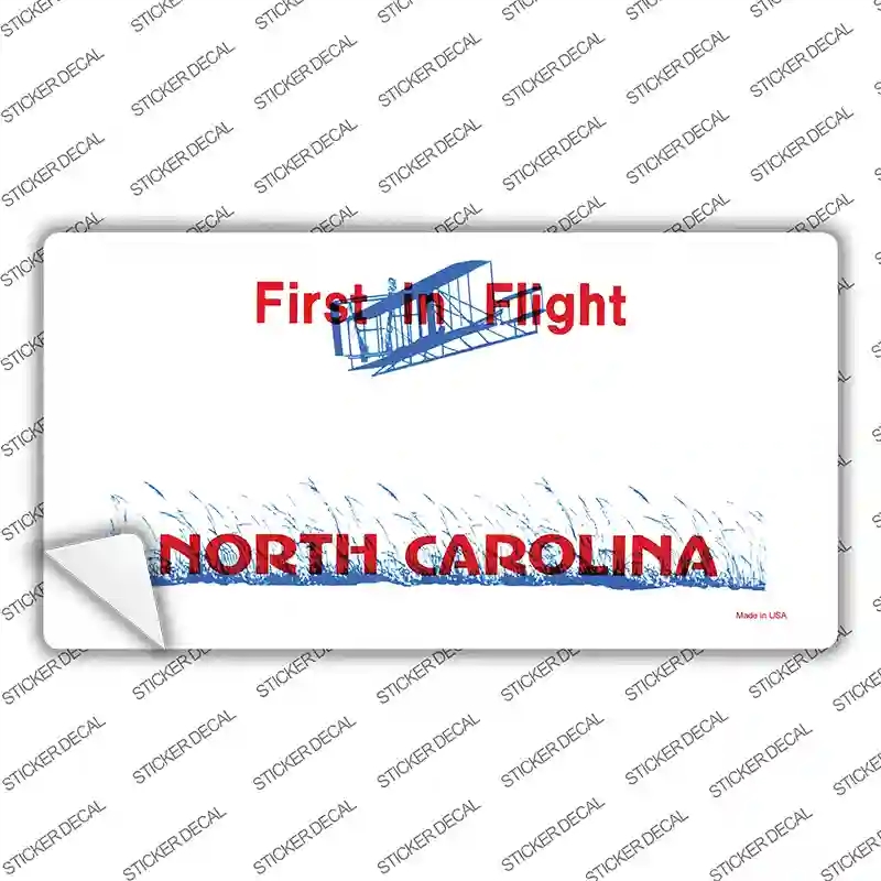LP-2248s-L North Carolina State Blank Novelty Sticker Decal - Large