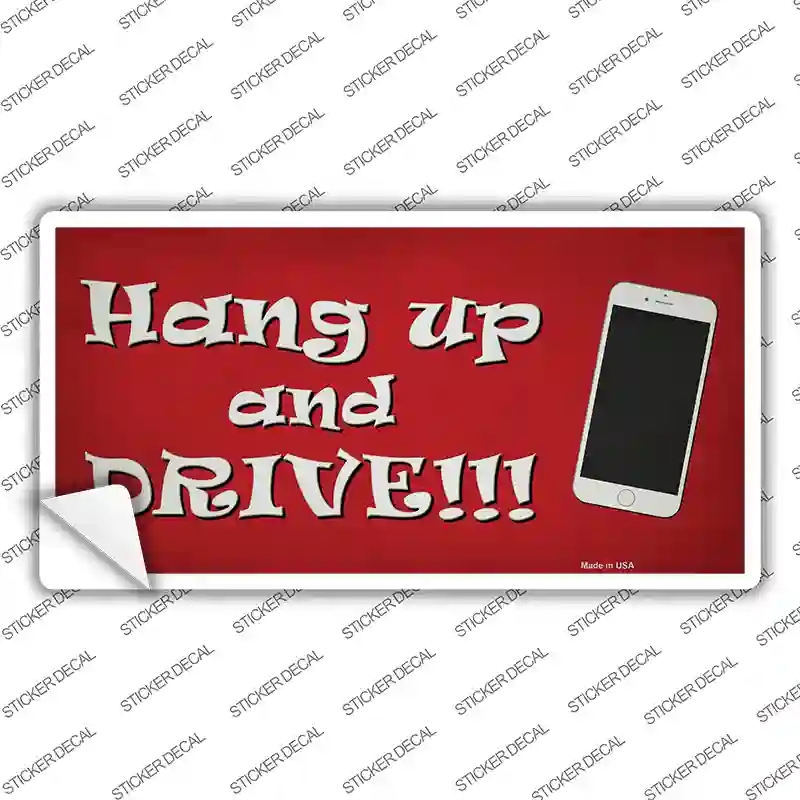 LP-13682s-L Hang Up & Drive Novelty Sticker Decal - Large