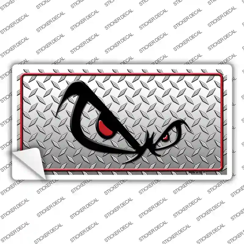 LP-060s-S No Fear Eyes Diamond Novelty Sticker Decal - Small