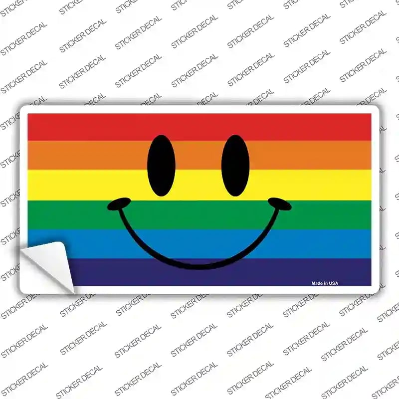 LP-4725s-XL Smiley Face Novelty Sticker Decal - Extra Large