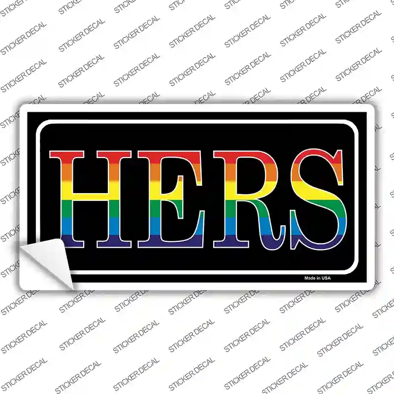 LP-4731s-L Hers Novelty Sticker Decal - Large