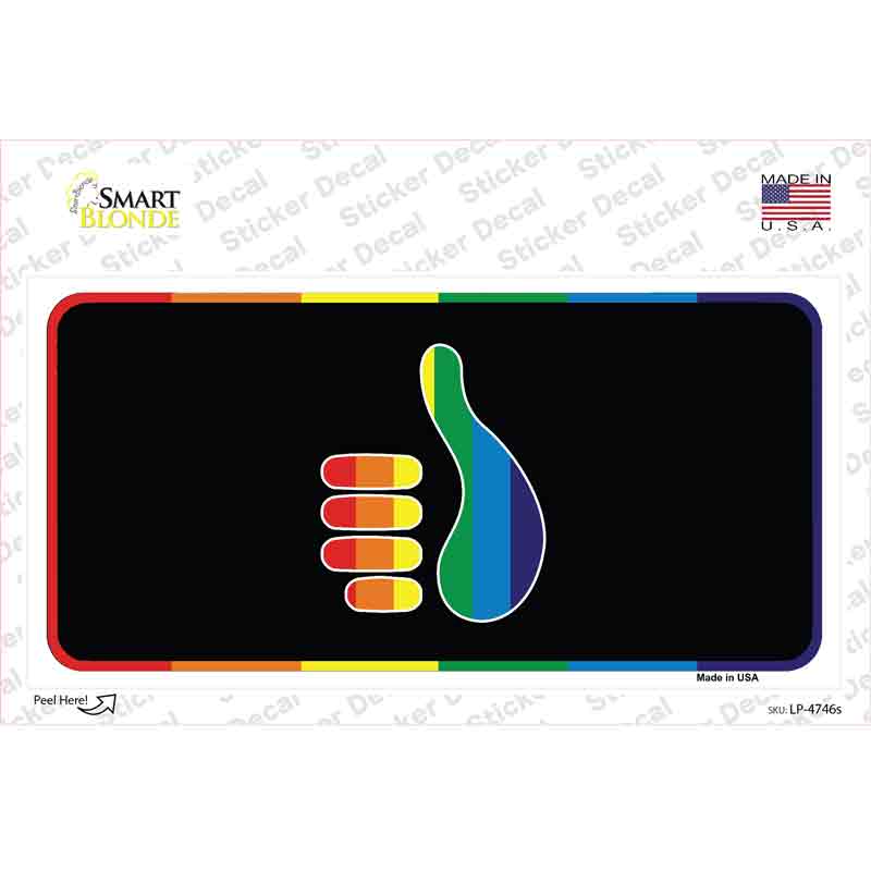 LP-4746s-M Thumbs Up Novelty Sticker Decal - Medium