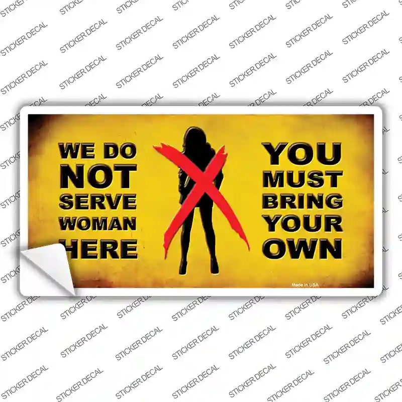 LP-11879s-L Bring Your Own Novelty Sticker Decal - Large