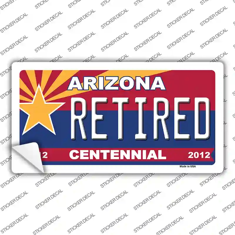 LP-1811s-L Arizona Centennial Retired Novelty Sticker Decal - Large