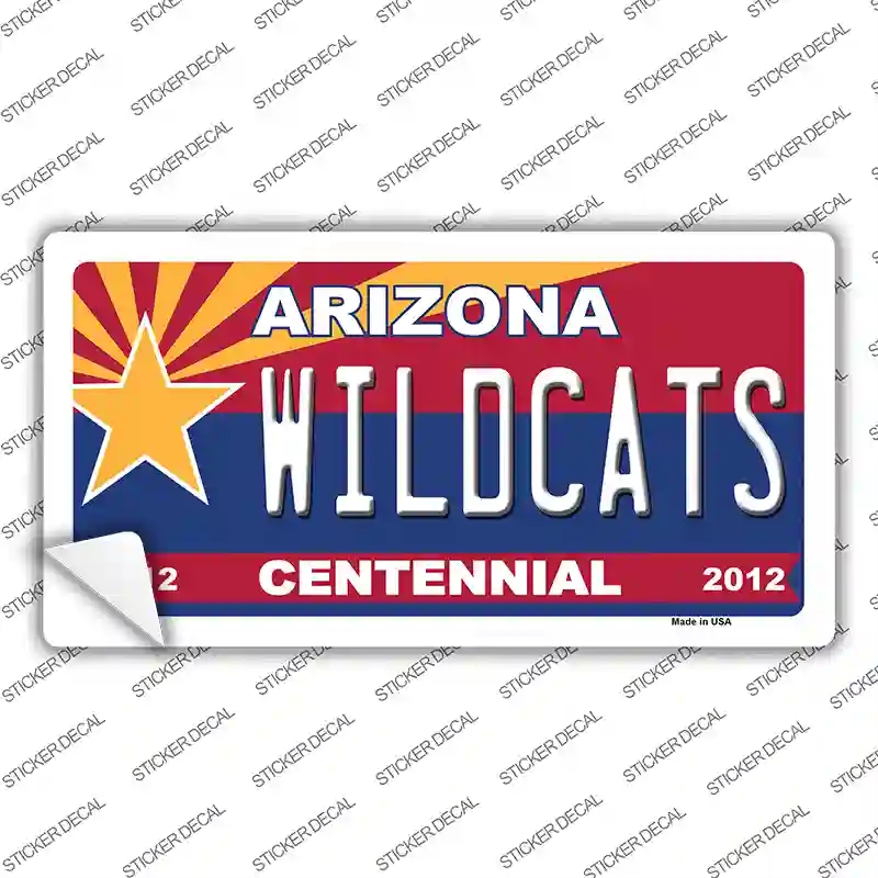 LP-1826s-S Arizona Centennial Wildcats Novelty Sticker Decal - Small