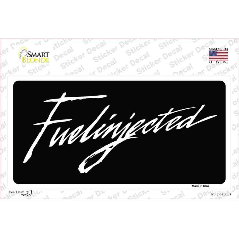 LP-1888s-M Fuel Injected Novelty Sticker Decal - Medium