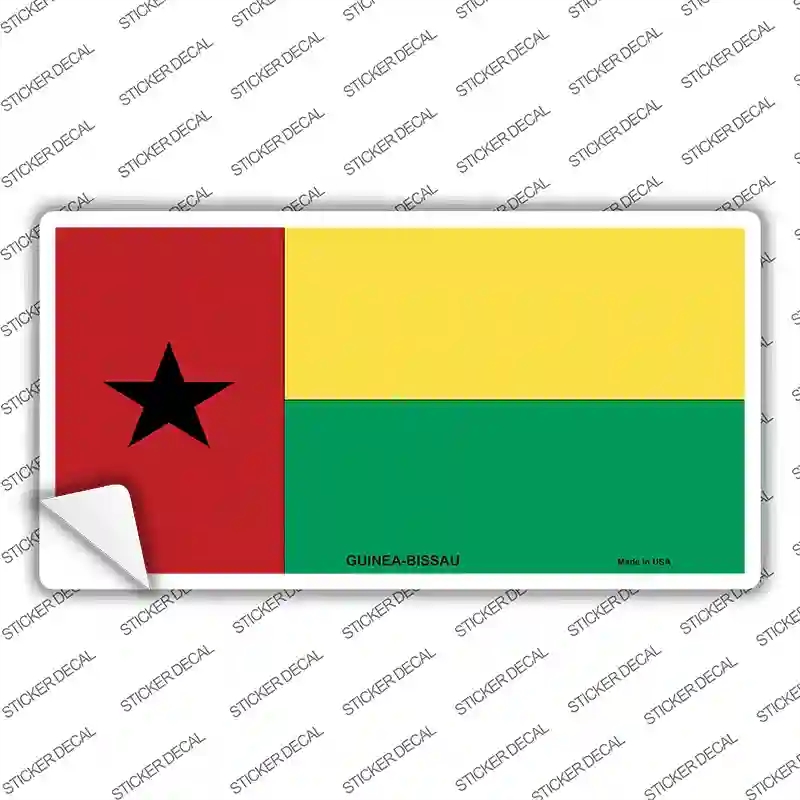 LP-4027s-XL Guinea-Bissau Flag Novelty Sticker Decal - Extra Large