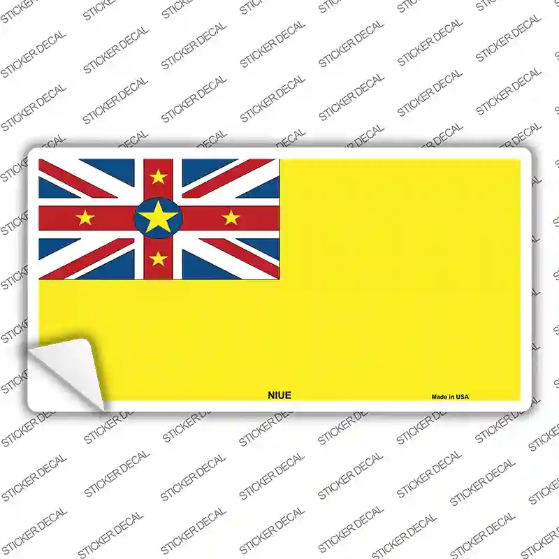 LP-4112s-S Nive Flag Novelty Sticker Decal - Small