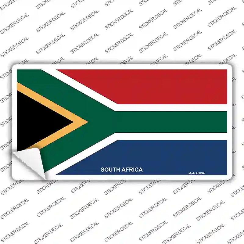 LP-4146s-S South Africa Flag Novelty Sticker Decal - Small