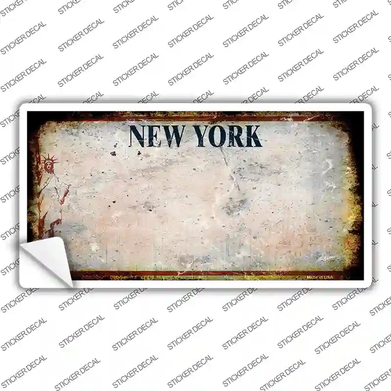LP-8201s-L   York Rusty Novelty Sticker Decal - Large