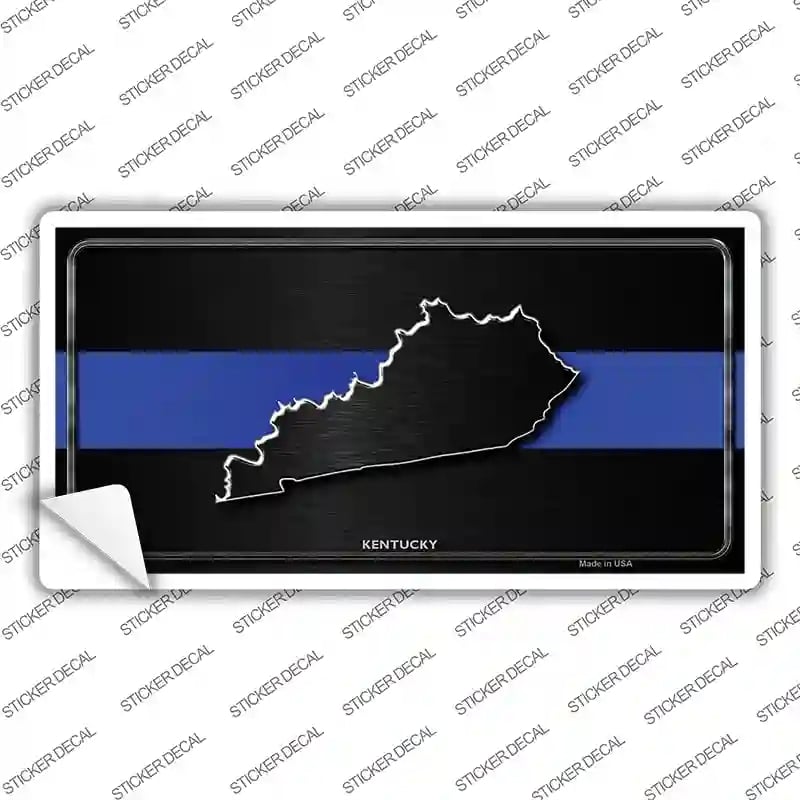 LP-8899s-XL Kentucky Thin Blue Line Novelty Sticker Decal - Extra Large