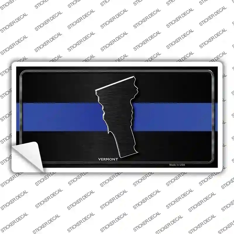 LP-8927s-S Vermont Thin Blue Line Novelty Sticker Decal - Small